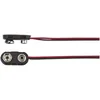 TRU COMPONENTS Baterijski priključek 1x 9 V Block priključek na pritisni gumb TRU COMPONENTS 18-3786, (20635928)