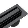 shumee BASIC S&L linearni odtok črne barve 80 cm