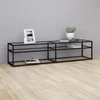 TV ormarić prozirni 180 x 40 x 40,5 cm od kaljenog stakla