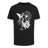 Mister Tee Majica Grace In Bloom antracit / črna / bela