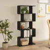 HANAH HOME Polica za knjige Santorini Black