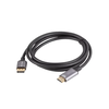 slomart Kabel DisplayPort (M) na HDMI (M) 1.8 m 4K črno-srebrn