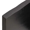 Stolna ploča tamnosmeđa 120x50x(2-4) cm obrađena masivna hrast