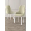 Hanah Home Set stolica Trex, 46x95x42 cm, 6 komada, Krem-bele