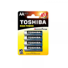 TOSHIBA  Alkalna Baterija HIGH POWER LR6,  BP, Pakovanje od 4