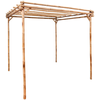 Pergola od bambusa 170 x 170 x 220 cm