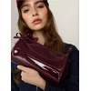 Sinsay - Clutch torba sa privjeskom u obliku mašne - maroon