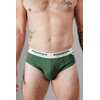 POMIRISHI BAMBOO UNDERWEAR Muške slip gaće, Zelene