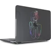 Nikcorp Trpežno črno ohišje za MacBook Air 13 z zaščito tipkovnice, folijo za zaslon in protiprašnim čepom