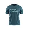 Sergio Tacchini Majica svetlo modra/petrol
