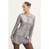 Srajca Never Fully Dressed Gunmetal Alexa Sequin Cardigan