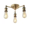 Endon 97243 - Spot svetiljka HAL 3xE27/10W/230V mesing