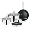 Garn. Domus: 2x šerpa + kaserola +2x tiganj +2x poklopac 7/1 Pintiinox