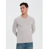 Sinsay - Pamučna basic majica - BEŽ