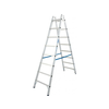 KRAUSE-WERK dvodelna večnamenska lestev Stabilo 2x8 stopnic 124920