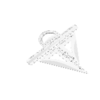 DELI Geometrijski set lenjira EG00512, 4 komada