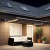 Ručni okvir tende s LED-ima Sivosmeđa 4 x 2 m