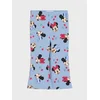 Sinsay - Flare pantalone Minnie Mouse - svetlo plava
