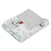 shumee Odeja Minky 75x100 (pepelnato + slon z mavrico)