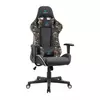 Stolica AULA F1007 Black Green