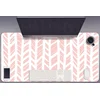 Decormat Podloga za pisalno mizo Pink herringbone 100x50 cm