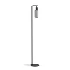 Eglo 901008 - Podna lampa MAIONE 1xE27/4W/230V crna/dimna