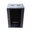 Extralink 18U 600x450 Black, Rackmount cabinet, wall mounted