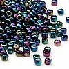 Kašaste perle (seed beads) 4 mm providna AB 4 siva