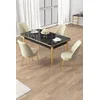 Hanah Home Trpezarijski set, 5 komada, Svetlozeleni