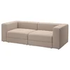 JÄTTEBO Modularna sofa trosed, Samsala sivo-bež