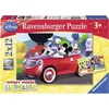 Ravensburger Puzzle Mickey Mouse s prijatelji 2x12 kosov