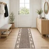 vidaXL Tekstilni preproga FLORNES Tkano Taupe PP 7 mm