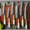 Set damaskih kuhinjskih noževa AI-37363 - Bijela KP37363