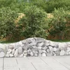 Lučne gabionske košare 12 kom 200x30x40/60 cm pocinčano željezo