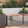Vrtna klupa Srebrno 80 x 40 x 43 cm Pocinčani čelik