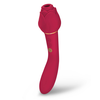 Secret Kisses Rosegasm Twosome Suction Vibe Red