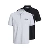 JACK & JONES Majica Josh, siva, črna
