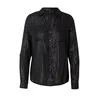 VERO MODA Bluza VMBUMPY črna/srebrna