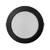 LED ugradna svetiljka CIRCLE LED/18W/230V 4000K prečnik 22 cm crna