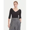 Weekend Max Mara Bluza Oceano 2525366031 Črna Slim Fit