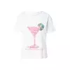 EINSTEIN & NEWTON Majica Glitter Cocktail  zelena / smaragd / roza / bela