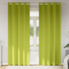 Zavjese za blackout s prstenovima 2 pcs Zelena 260 x 140 cm