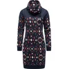 Ragwear Obleka Chlloe Aztec mornarska/temno modra/ognjeno rdeča/off-bela