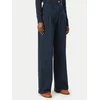 Tommy Jeans Hlače iz tkanine DW0DW21698 Mornarsko modra Wide Leg