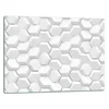 shumee Rezalna ploa steklene ploe 52x40 bela ploa