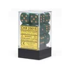 Kockice Chessex - Opaque - Dusty Green & Copper (12) 16mm