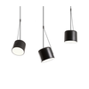 Redo 01-1826 - Luster na sajli DODO 3xE27/15W/230V pauk