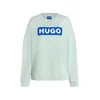 HUGO Majica Classic modra/meta