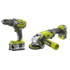 RYOBI set akumulatorskega orodja R18PDAG-242S