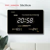 HoTai LED zidni sat, 39x58cm, Crni
